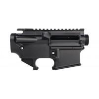 AR-15 80% Lower and Upper Receivers Set | Black Anodized | USA Made